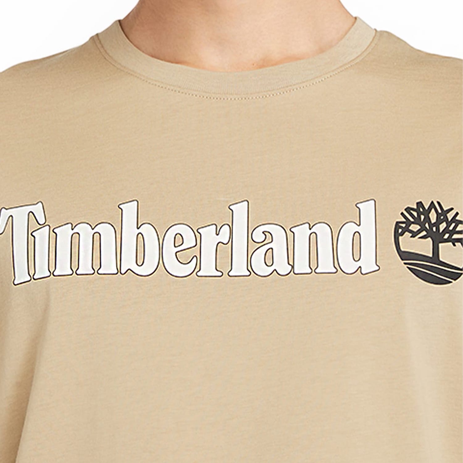 Ανδρικές Μπλούζες A5UPQ.Lp Μπεζ Βαμβάκι Timberland Ανδρικές Μπλούζες A5UPQ.Lp Μπεζ Βαμβάκι Timberland