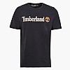Ανδρικές Μπλούζες A5UPQ Μαύρο Βαμβάκι Timberland Ανδρικές Μπλούζες A5UPQ Μαύρο Βαμβάκι Timberland