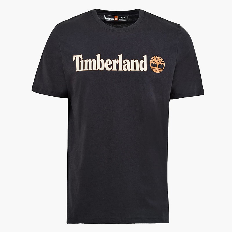 Ανδρικές Μπλούζες A5UPQ Μαύρο Βαμβάκι Timberland