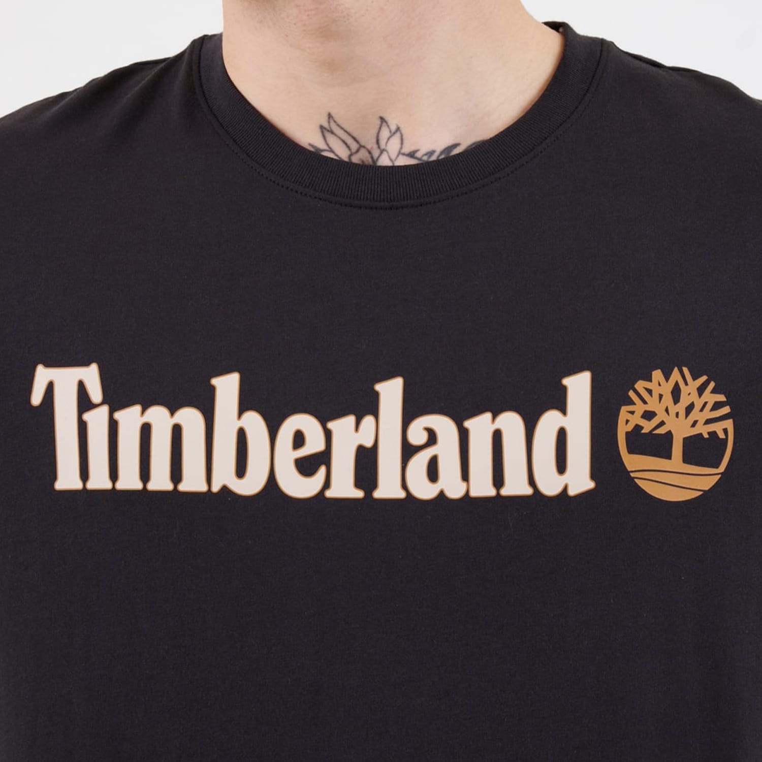 Ανδρικές Μπλούζες A5UPQ Μαύρο Βαμβάκι Timberland Ανδρικές Μπλούζες A5UPQ Μαύρο Βαμβάκι Timberland