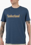 Men T-Shirts A5UPQ Blue Cotton Timberland
