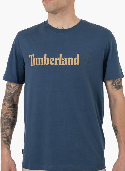 Ανδρικές Μπλούζες A5V7K Πράσινο Βαμβάκι Timberland