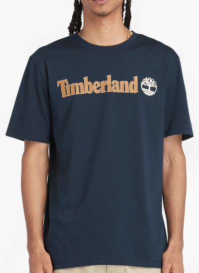 Ανδρικές Μπλούζες A5V7K Πράσινο Βαμβάκι Timberland