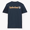 Men T-Shirts A5UPQ DarkBlue Cotton Timberland Men T-Shirts A5UPQ DarkBlue Cotton Timberland