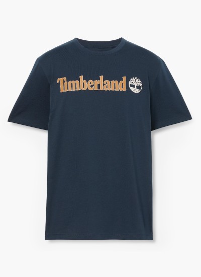 Ανδρικές Μπλούζες A5V7K Πράσινο Βαμβάκι Timberland