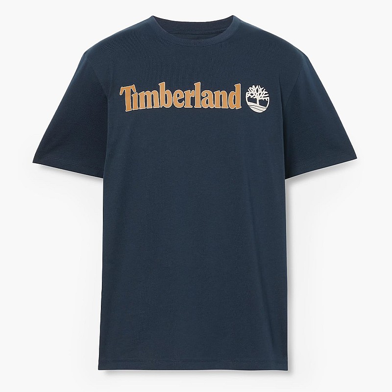 Ανδρικές Μπλούζες A5UPQ Σκούρο Μπλε Βαμβάκι Timberland