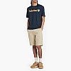 Men T-Shirts A5UPQ DarkBlue Cotton Timberland Men T-Shirts A5UPQ DarkBlue Cotton Timberland