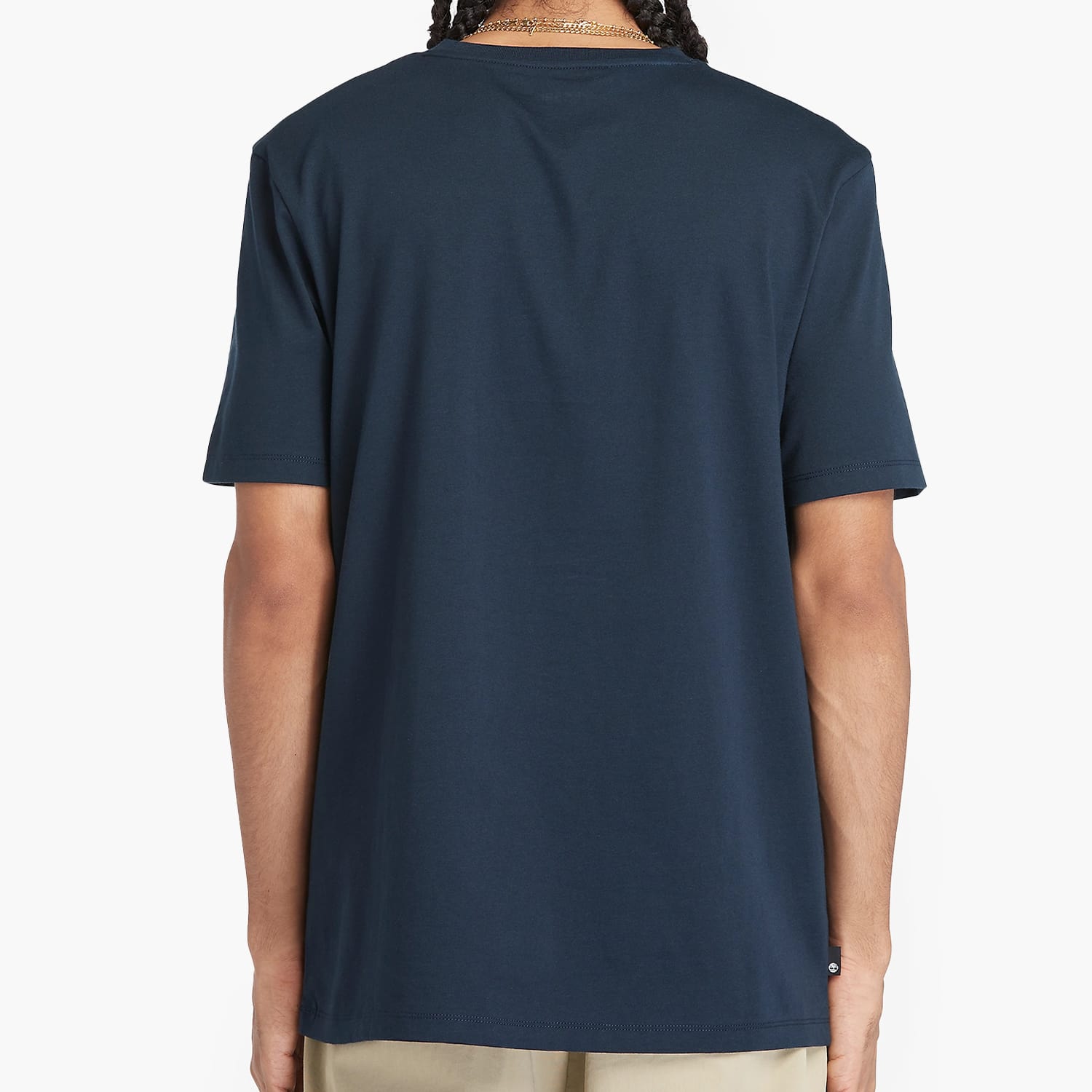 Men T-Shirts A5UPQ DarkBlue Cotton Timberland Men T-Shirts A5UPQ DarkBlue Cotton Timberland