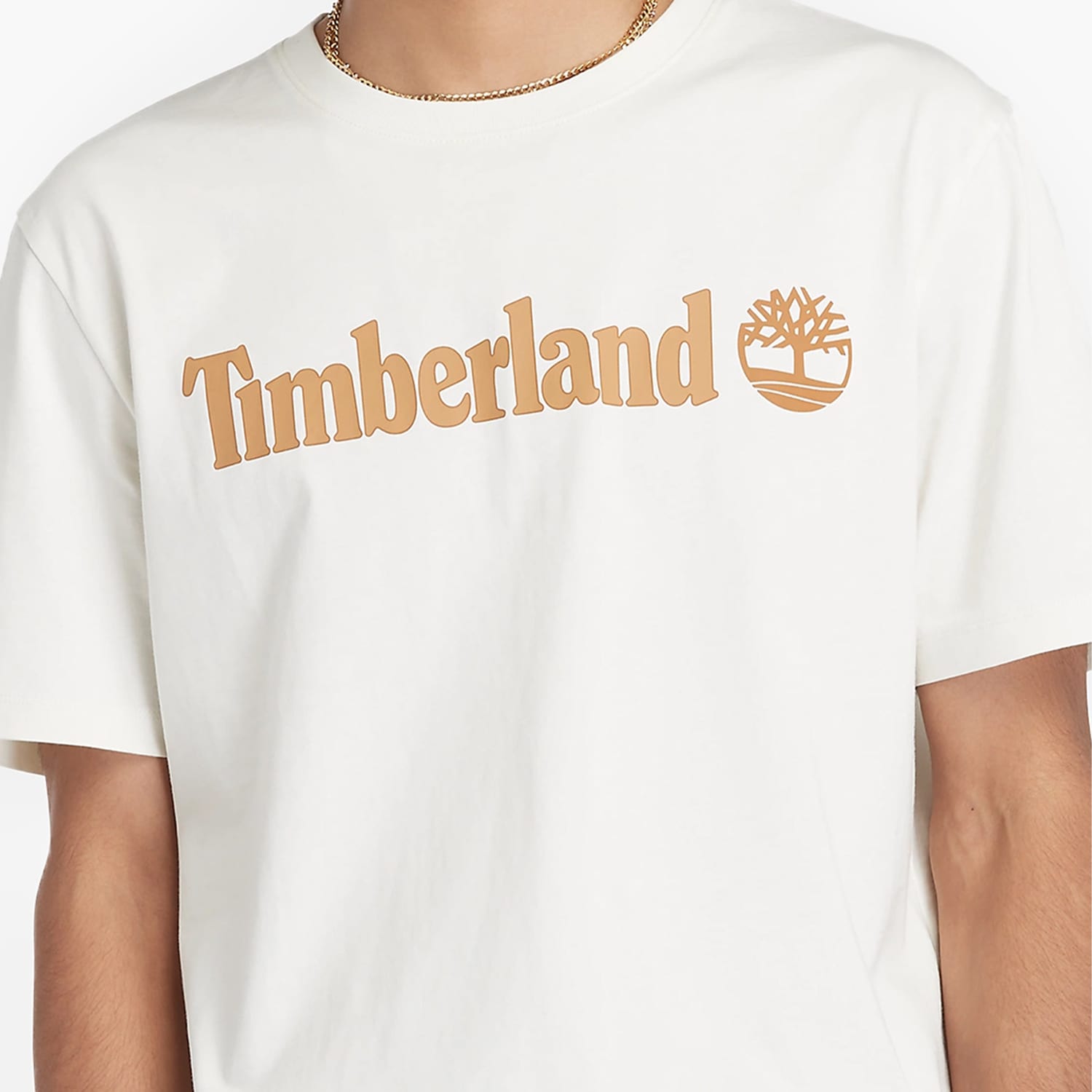 Ανδρικές Μπλούζες A5UPQ Άσπρο Βαμβάκι Timberland