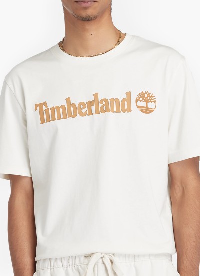 Ανδρικές Μπλούζες A6VDP Σκούρο Μπλε Βαμβάκι Timberland