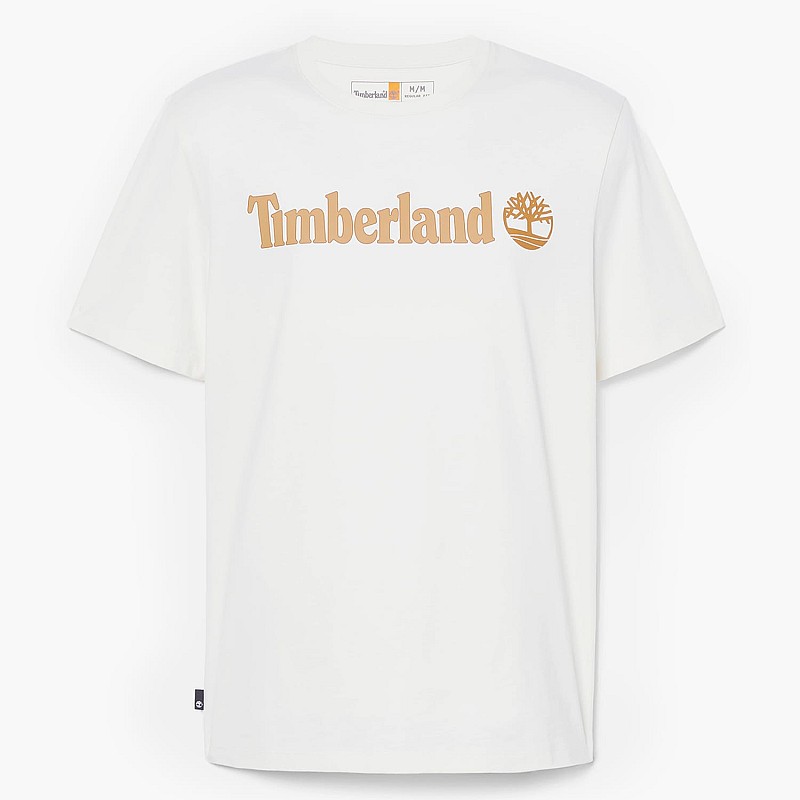 Ανδρικές Μπλούζες A5UPQ Άσπρο Βαμβάκι Timberland