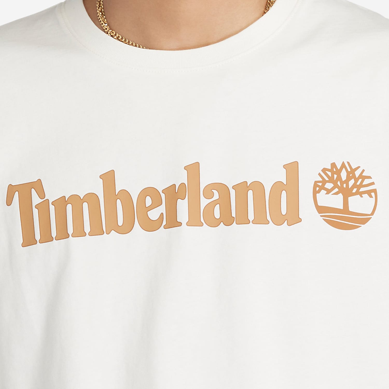 Ανδρικές Μπλούζες A5UPQ Άσπρο Βαμβάκι Timberland Ανδρικές Μπλούζες A5UPQ Άσπρο Βαμβάκι Timberland