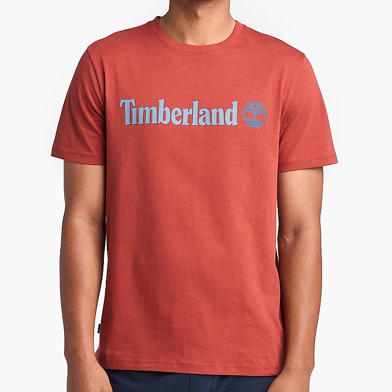 Ανδρικές Μπλούζες A5UPQ Μπορντό Βαμβάκι Timberland