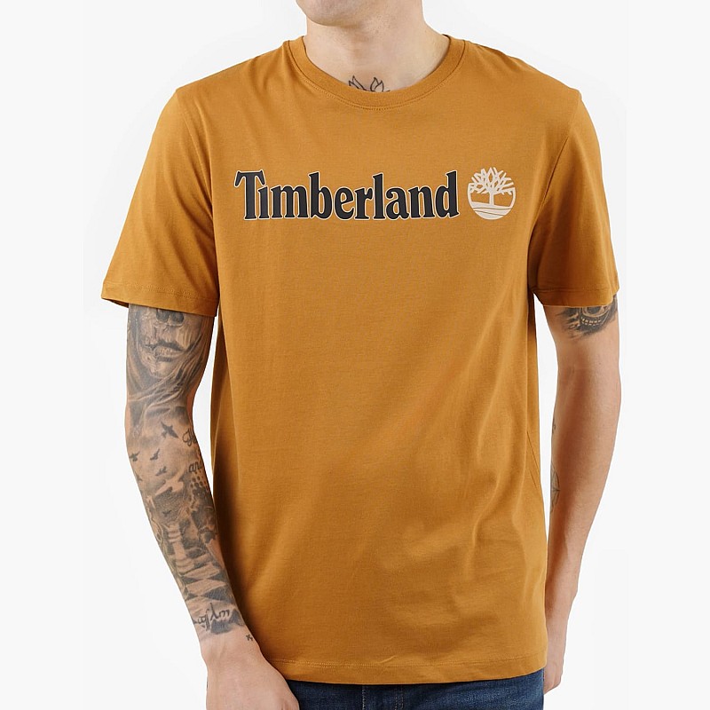 Ανδρικές Μπλούζες A5UPQ Κίτρινο Βαμβάκι Timberland
