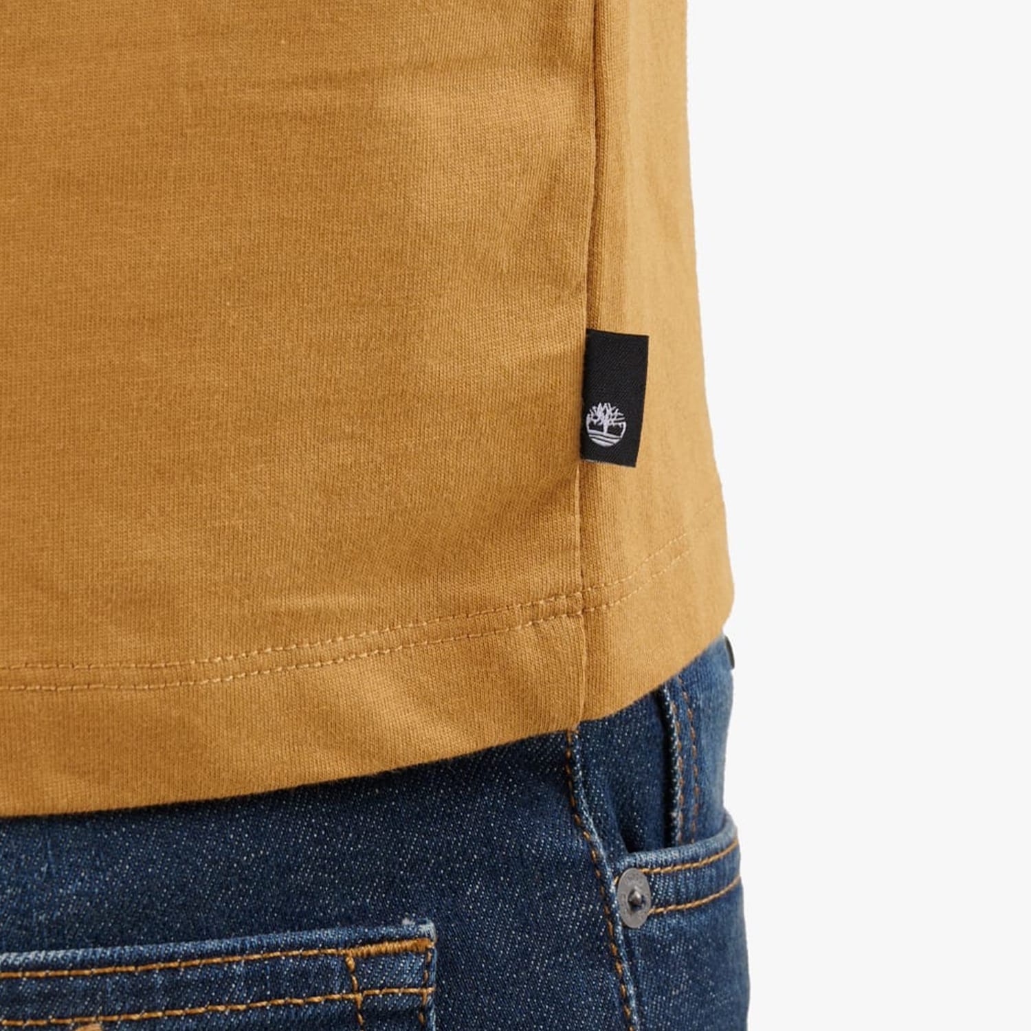 Men T-Shirts A5UPQ Yellow Cotton Timberland Men T-Shirts A5UPQ Yellow Cotton Timberland