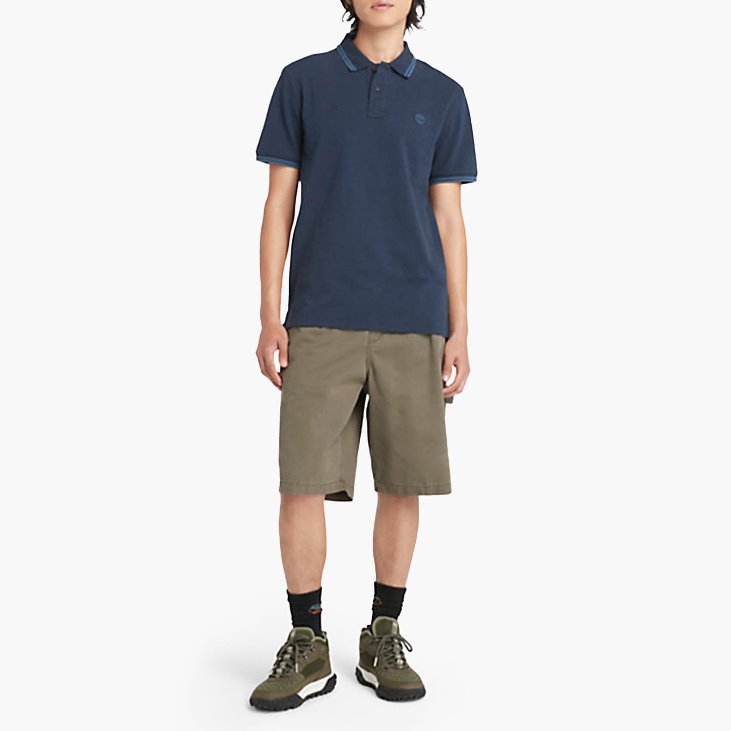 Men T-Shirts A5W4Y DarkBlue Cotton Timberland Men T-Shirts A5W4Y DarkBlue Cotton Timberland