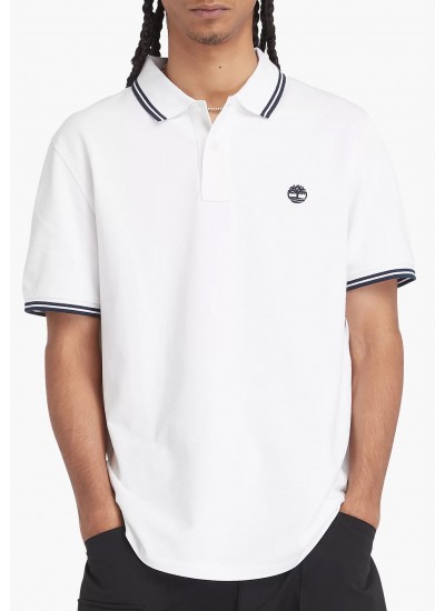 Men T-Shirts A5W4Y White Cotton Timberland
