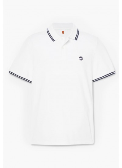 Men T-Shirts A5W4Y White Cotton Timberland