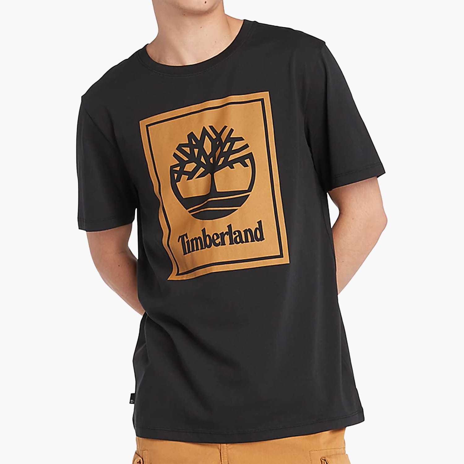 Ανδρικές Μπλούζες A5WQQ Μαύρο Βαμβάκι Timberland