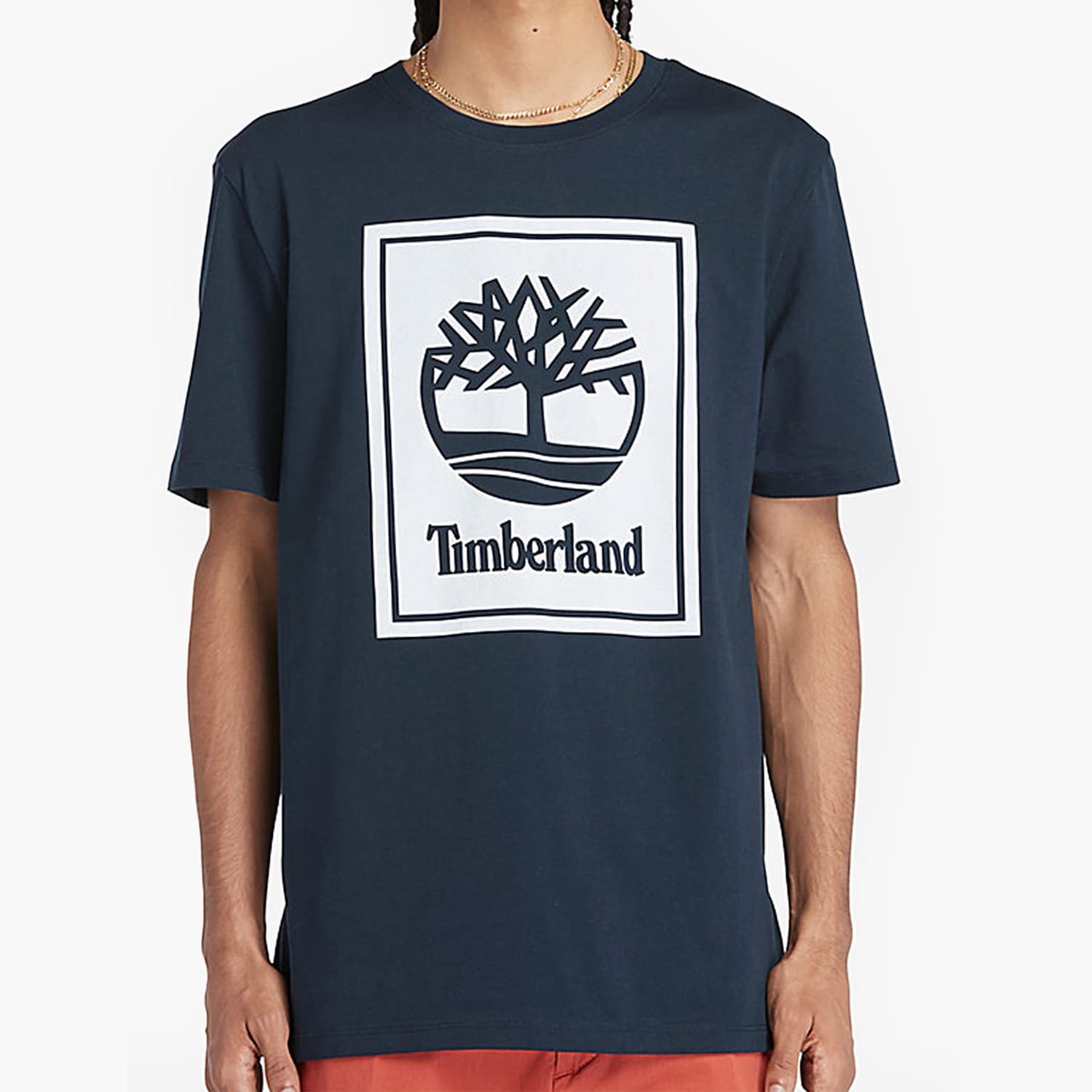 Ανδρικές Μπλούζες A5WQQ Σκούρο Μπλε Βαμβάκι Timberland