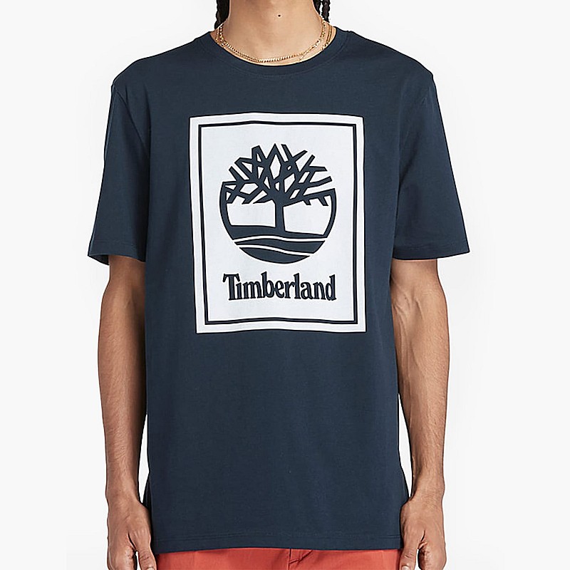 Ανδρικές Μπλούζες A5WQQ Σκούρο Μπλε Βαμβάκι Timberland