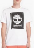 Ανδρικές Μπλούζες A5WQQ Άσπρο Βαμβάκι Timberland