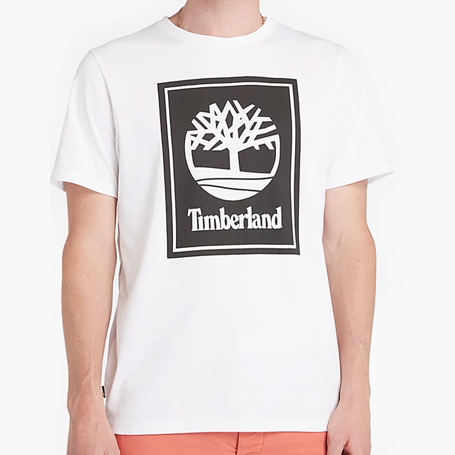 Men T-Shirts A5WQQ White Cotton Timberland