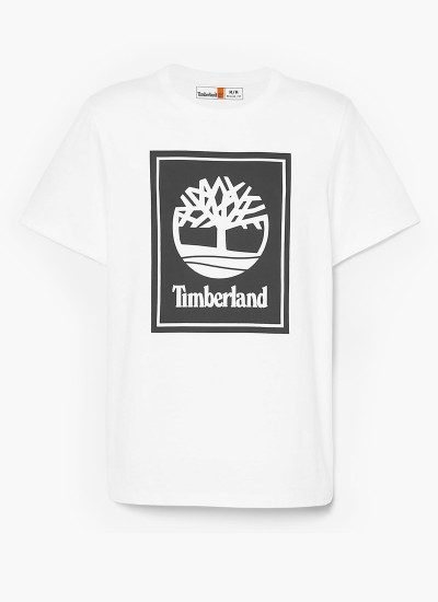 Ανδρικές Μπλούζες A5V7K Πράσινο Βαμβάκι Timberland
