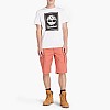 Ανδρικές Μπλούζες A5WQQ Άσπρο Βαμβάκι Timberland Ανδρικές Μπλούζες A5WQQ Άσπρο Βαμβάκι Timberland