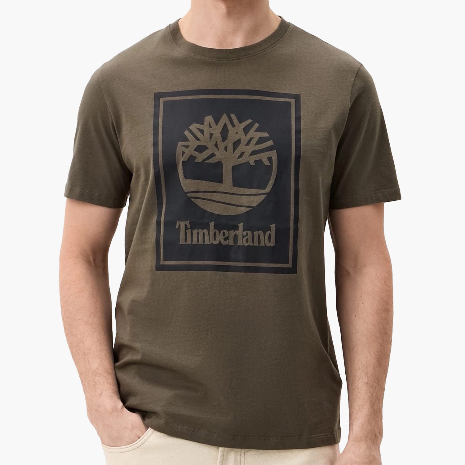 Ανδρικές Μπλούζες A5WQQ Λαδί Βαμβάκι Timberland