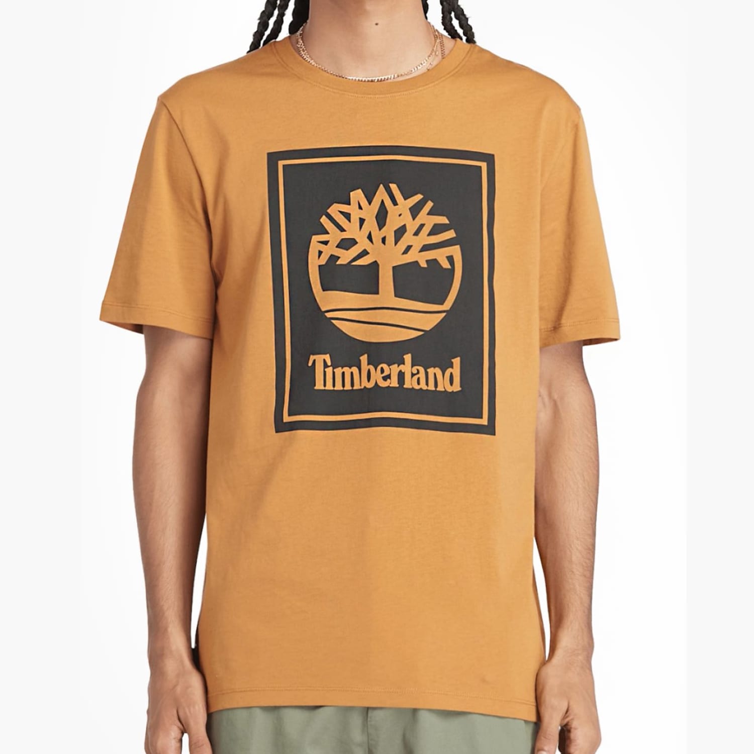 Men T-Shirts A5WQQ Yellow Cotton Timberland