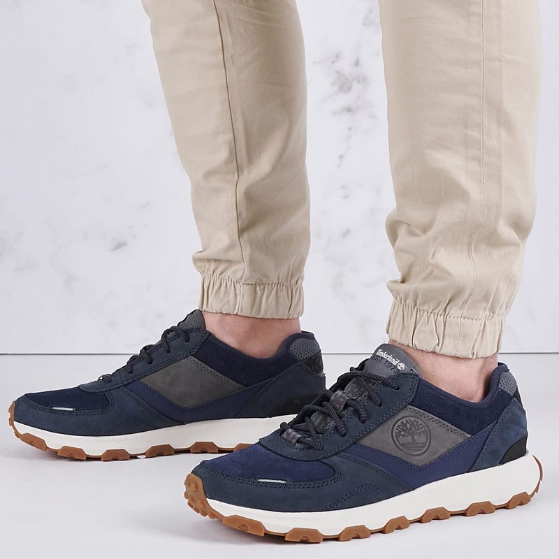 Ανδρικά Παπούτσια Casual A5YDR Μπλε Δέρμα Νούμπουκ Timberland