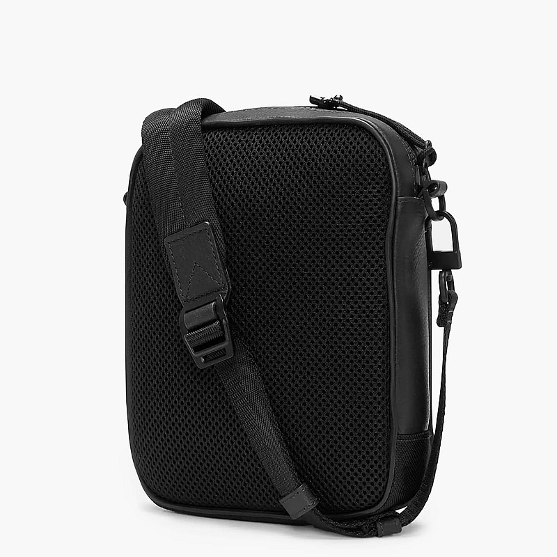 Men Bags A61D7 Black Leather Timberland