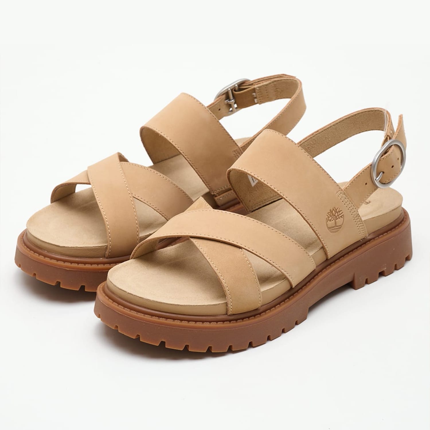 Γυναικεία Πέδιλα A61T4 Μπεζ Δέρμα Timberland Γυναικεία Πέδιλα A61T4 Μπεζ Δέρμα Timberland