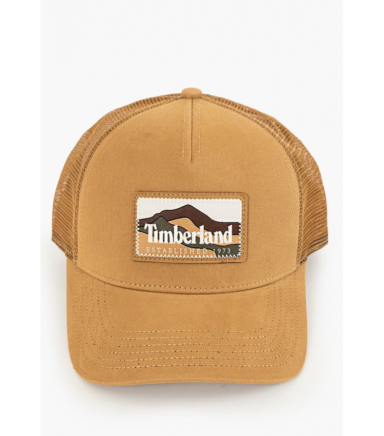 Ανδρικά Καπέλα A61X2 Κίτρινο Βαμβάκι Timberland Ανδρικά Καπέλα A61X2 Κίτρινο Βαμβάκι Timberland