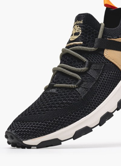 Ανδρικά Παπούτσια Casual A5WVZ Μαύρο Δέρμα Νούμπουκ Timberland