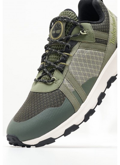 Ανδρικά Παπούτσια Casual A6B3H Λαδί Ύφασμα Timberland