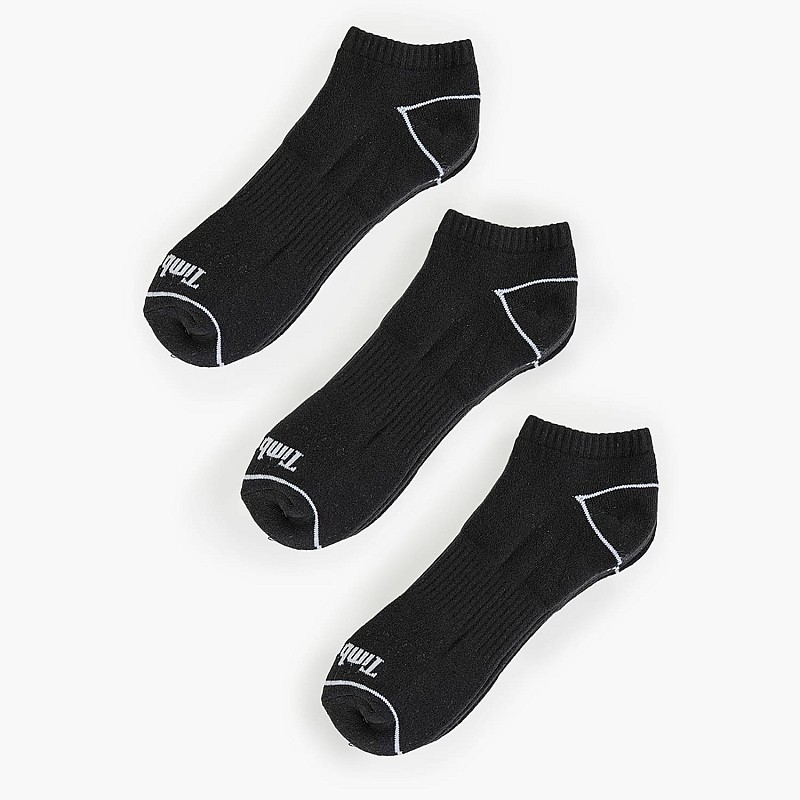 Ανδρικές Κάλτσες A6BA3.3pack Μαύρο Βαμβάκι Timberland