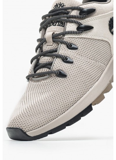 Ανδρικά Παπούτσια Casual Spherica.Actif.X Χακί Ύφασμα Geox