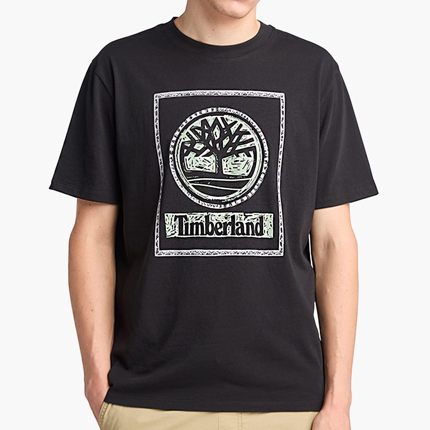 Ανδρικές Μπλούζες A6DHD Μαύρο Βαμβάκι Timberland