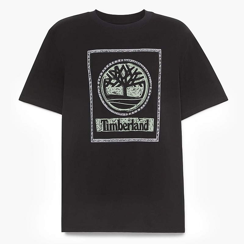 Men T-Shirts A6DHD Black Cotton Timberland