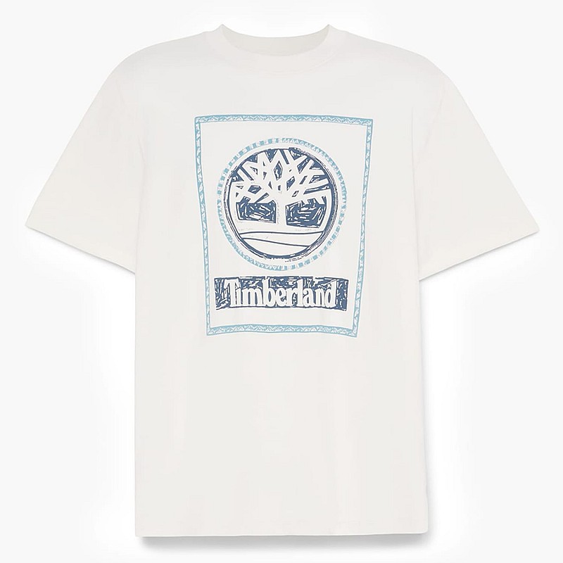 Men T-Shirts A6DHD White Cotton Timberland