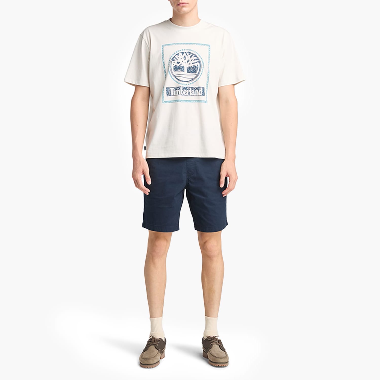 Men T-Shirts A6DHD White Cotton Timberland