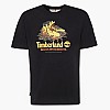 Men T-Shirts A6DJ1 Black Cotton Timberland Men T-Shirts A6DJ1 Black Cotton Timberland