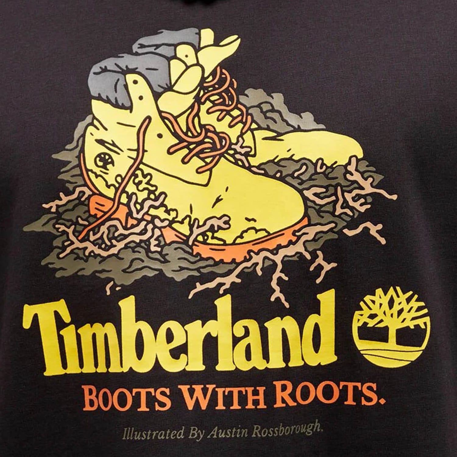 Men T-Shirts A6DJ1 Black Cotton Timberland Men T-Shirts A6DJ1 Black Cotton Timberland