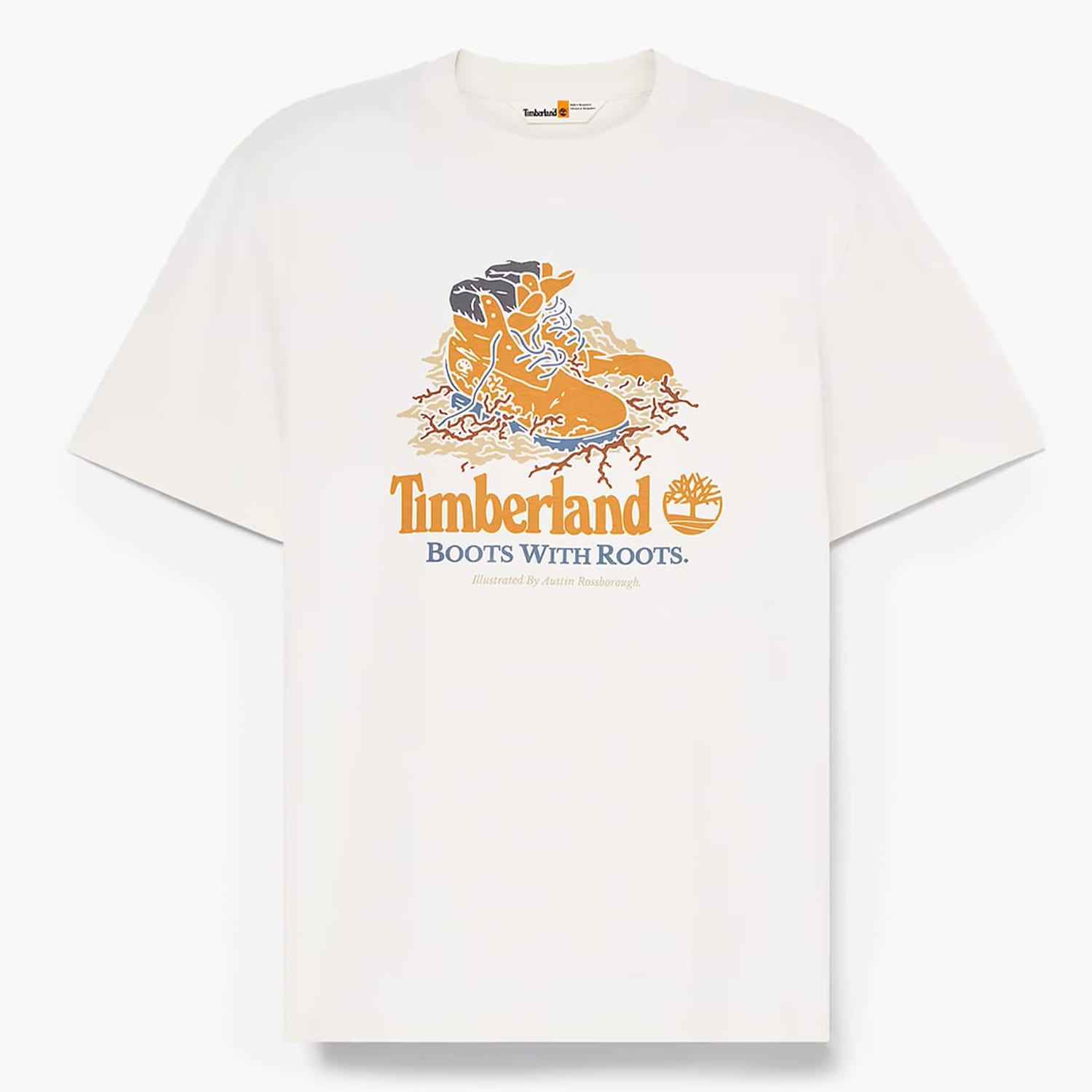 Ανδρικές Μπλούζες A6DJ1 Άσπρο Βαμβάκι Timberland