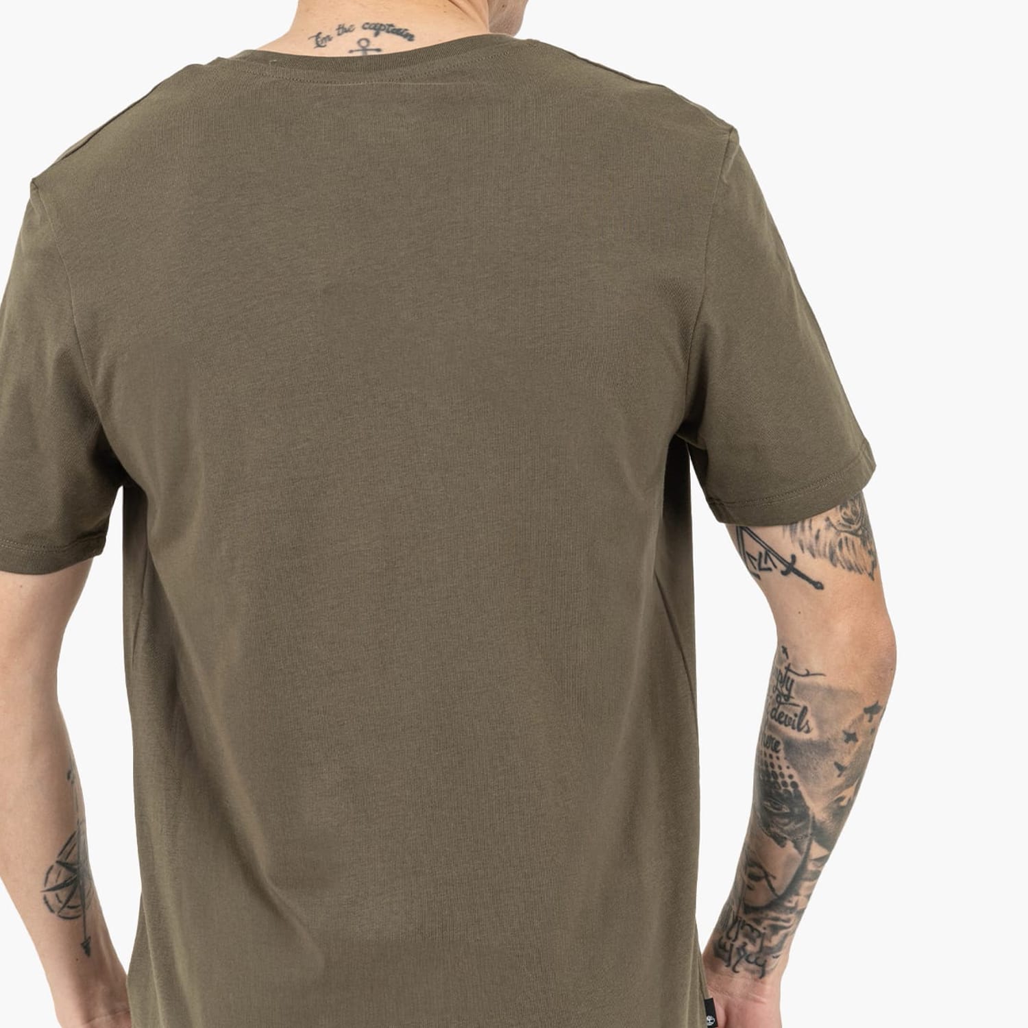 Men T-Shirts A6DTS Olive Cotton Timberland Men T-Shirts A6DTS Olive Cotton Timberland
