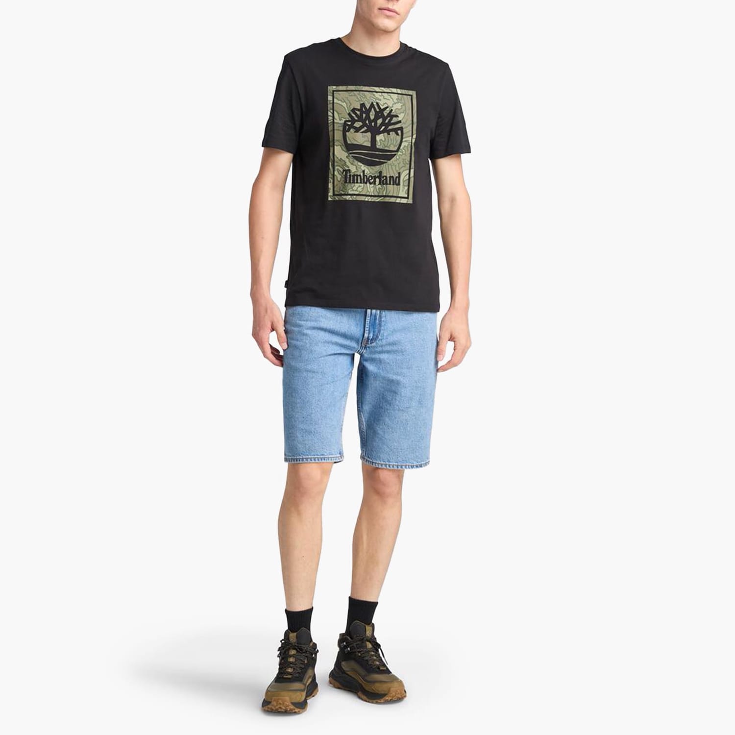 Ανδρικές Μπλούζες A6DUD Μαύρο Βαμβάκι Timberland Ανδρικές Μπλούζες A6DUD Μαύρο Βαμβάκι Timberland