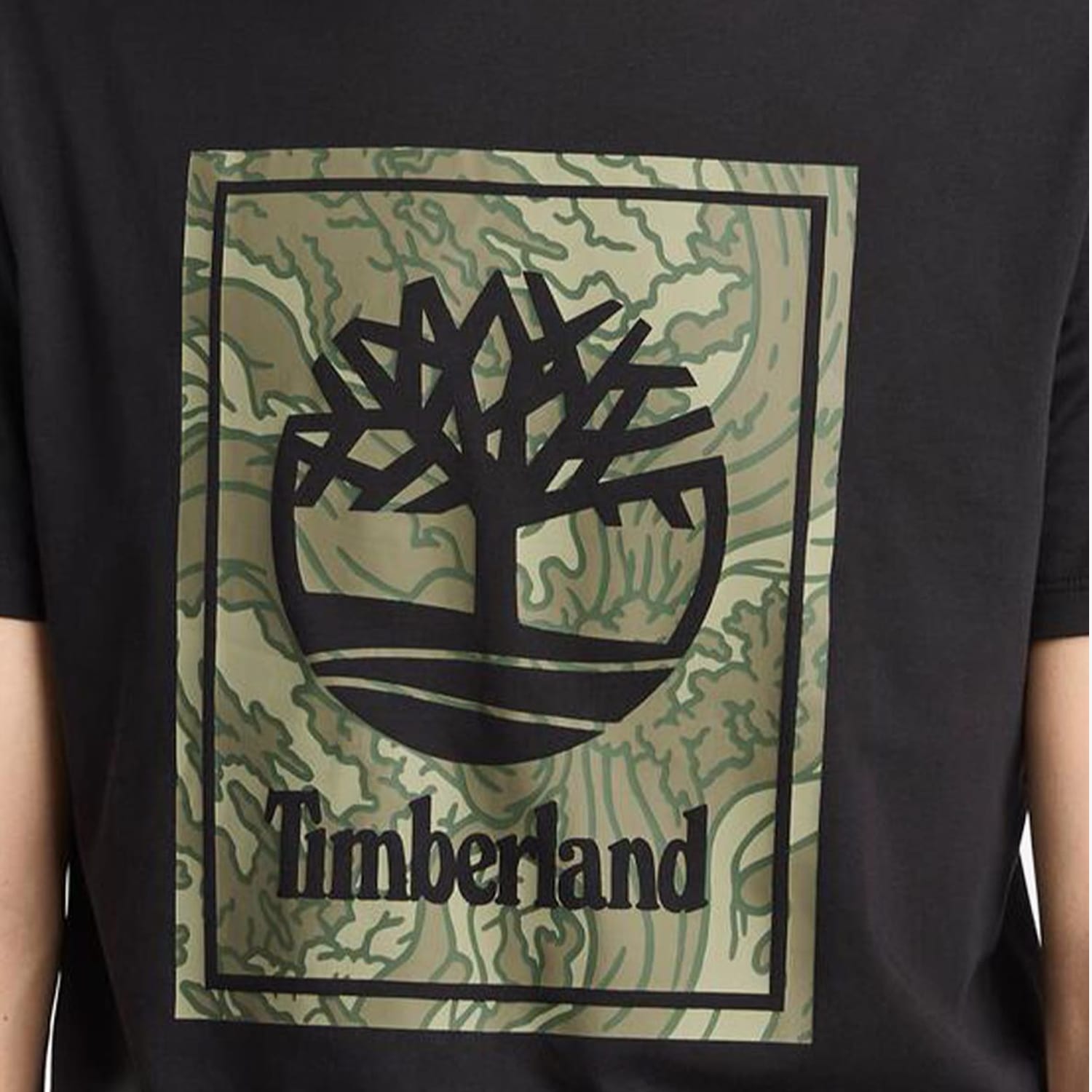 Ανδρικές Μπλούζες A6DUD Μαύρο Βαμβάκι Timberland Ανδρικές Μπλούζες A6DUD Μαύρο Βαμβάκι Timberland