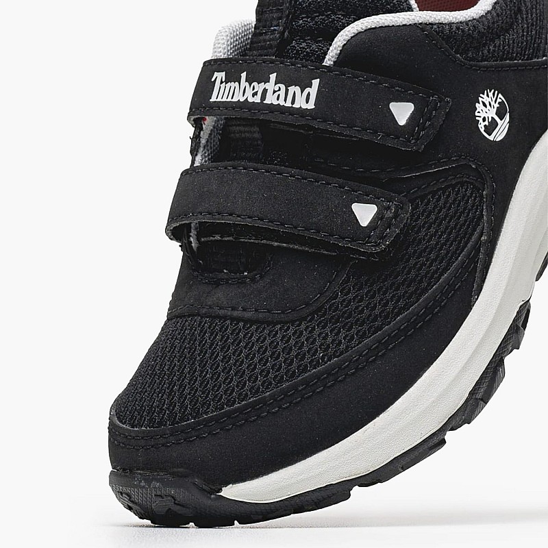 Kids Casual Shoes A6E1A Black ECOleather-Fabric Timberland